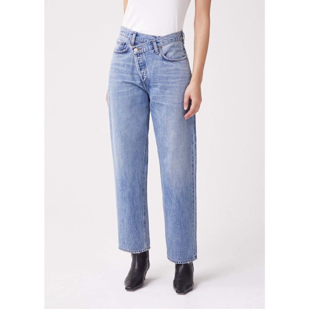 AGOLDE Criss Cross Jeans Light Wash Size 27